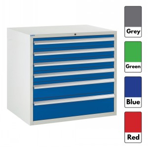 Euroslide Storage Cabinet 6 Drawer 825mm